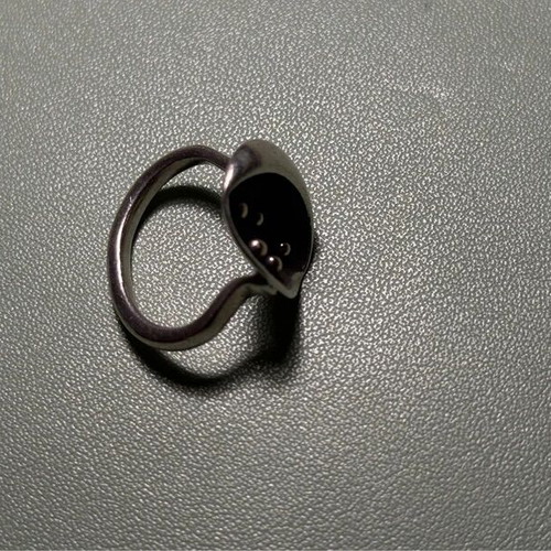 Handmade ring 18K gold and 925 silver used, vintage design