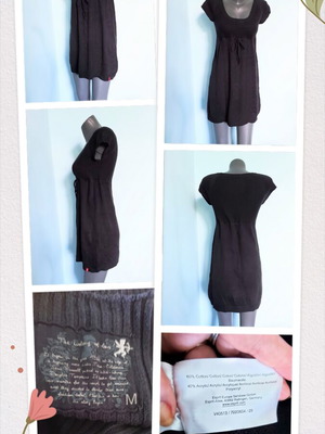 EDC by Esprit βαμβακερό φόρεμα τύπου τουνίκ, ανθρακί, μέγεθος M-XL