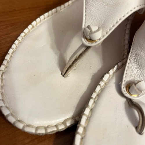 Laura Biagiotti sandals like new, white, size 38