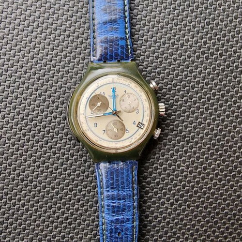 Swatch Chrono Alarm SON401 Point d'Orgue AG1997 used collectible watch