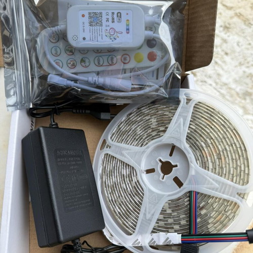 Smart RGB LED strip 5 meters new, WiFi control, IP65 waterproof