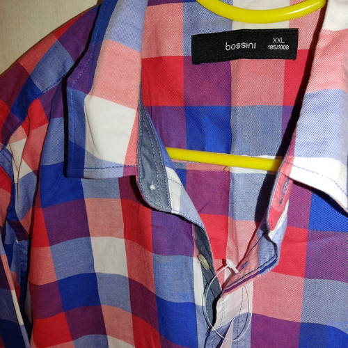 Bossini men's shirt new, size XL, multicolor cotton