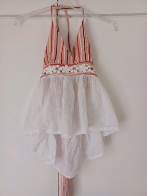 Τοπ boho style καινούργιο, one size, άσπρο