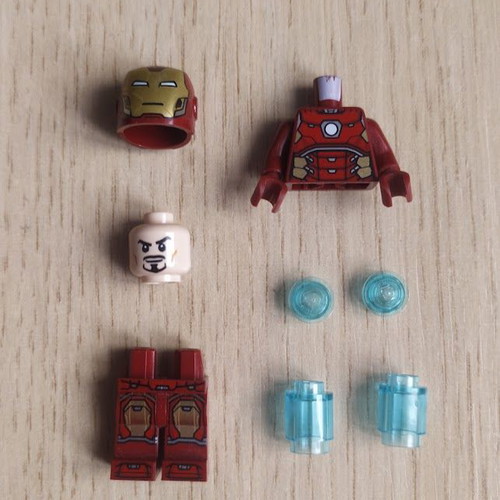 Lego Super Heroes Avengers Iron Man Minifigure like new