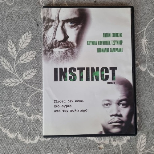 Instinct DVD like new, drama thriller with Greek subtitles