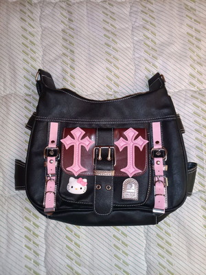 Hello Kitty Gothic Style Shoulder Bag
