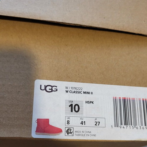 Ugg Classic Mini II boots new, size 41, coral color