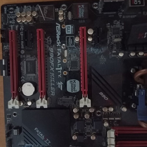 ASRock 990FX Killer motherboard with AMD FX 8320 3.5 GHz CPU and cooler