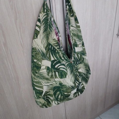 Folli Follie shoulder bag like new with tropical pattern