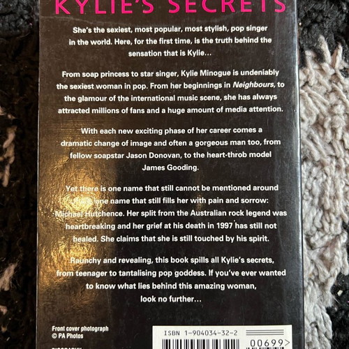 Kylie Minogue Kylie’s Secrets used English book