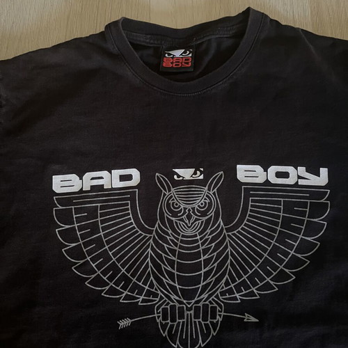 Bad Boy T-shirt, size large, black