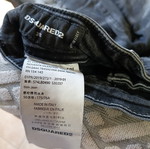 Dsquared2 Jeans size 38 like new, black, distressed