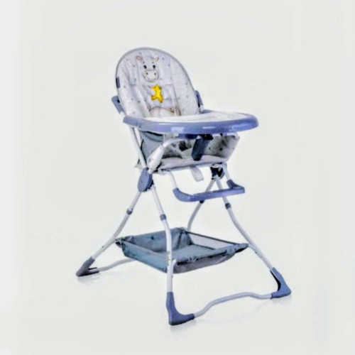 Lorelli Bonbon Folding High Chair Noble Grey Hippo new