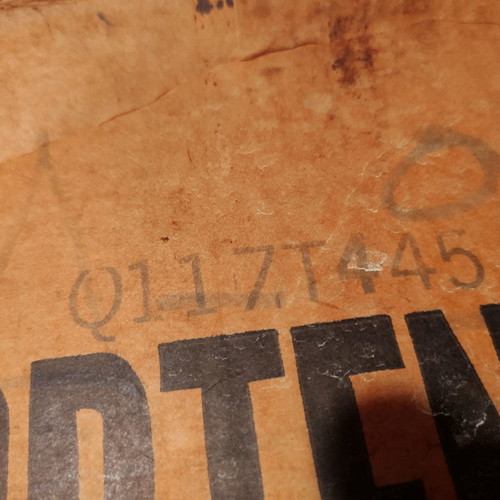 Collectible box of American aid to Greece after World War II