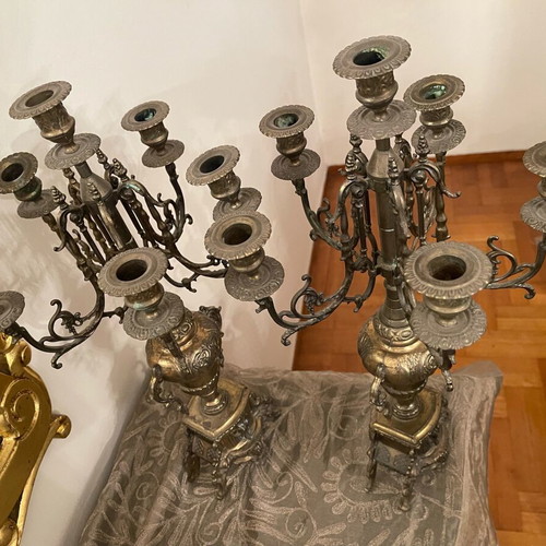 Vintage brass candlesticks like new