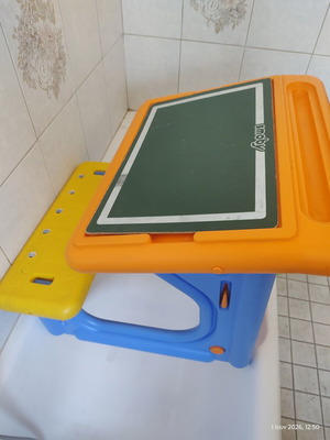 Smoby Children's Activity Desk with Chalkboard used