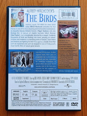 The Birds (Τα Πουλιά) Alfred Hitchcock DVD μεταχειρισμένο χωρίς ελληνικούς υπότιτλους
