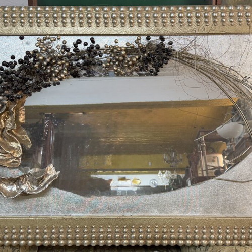 Mirror with signature, like new, 116x66 cm