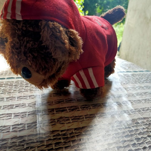 Adidog plush dog toy