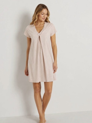 Nursing nightgown La Redoute Collections new, beige and pink, size S
