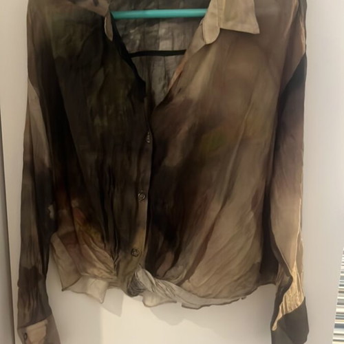 Devotion Twins shirt brown thin fabric like new