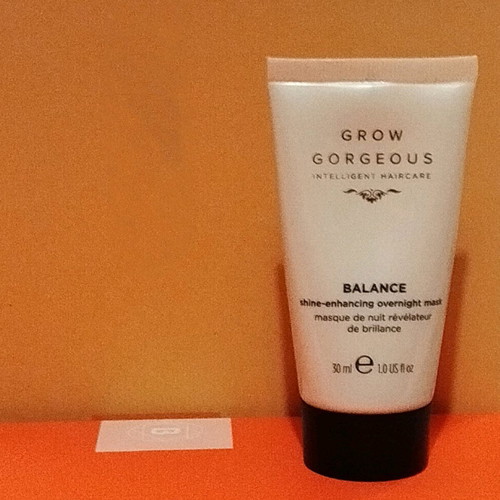 Grow Gorgeous Balance Shine Enhancing Overnight Hair Mask 30ml new