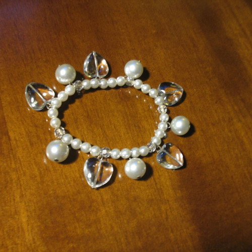 Oriental anklet for belly dance new, silver