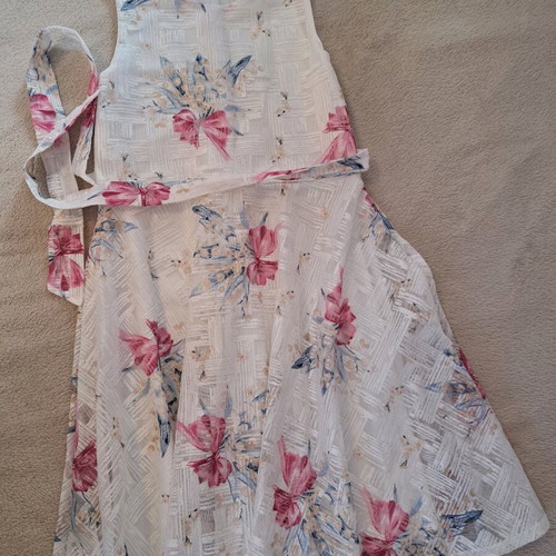 Dresses like new, white, impressive