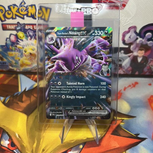 Team Rocket's Nidoking Ex 119/182 - Double Rare - Destined Rivals  - Pokemon TCG