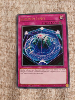 Yu-Gi-Oh Summon Limit σπάνια κάρτα σαν καινούργιο