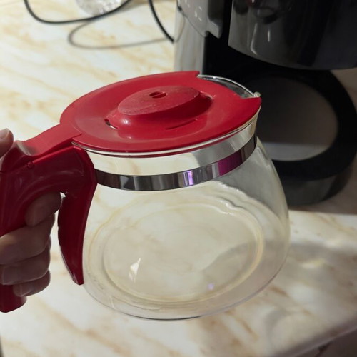 Melitta Enjoy filter coffee maker like new, black/red