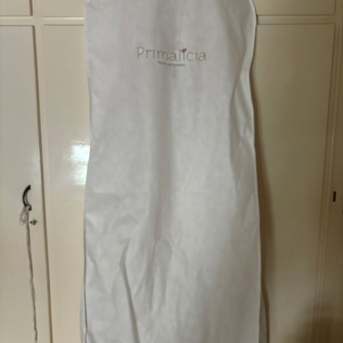 Primalicia wedding dress like new, size 10, white and beige