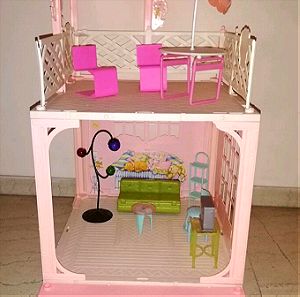 Vintage Barbie pink n pretty house 2 ορόφων