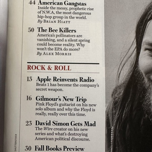 Rolling Stone magazine featuring Dr. Dre & Ice Cube on the cover