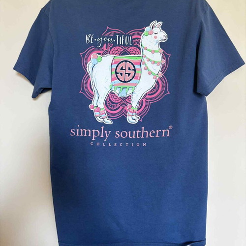 T shirt Simply Southern Collection new, size medium, blue