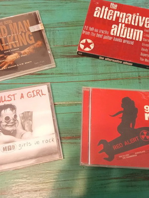 CD pack used, 3 rock compilations and soundtrack, original