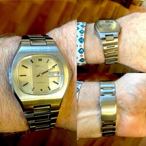 Seiko 5 αυτόματο 1970s σαν καινούργιο, γκρι