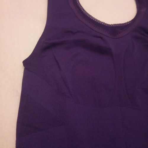 Jolinesse shapewear sleeveless top S purple like new