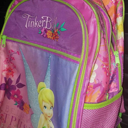 Tinkerbell school bag used in good condition for girls
