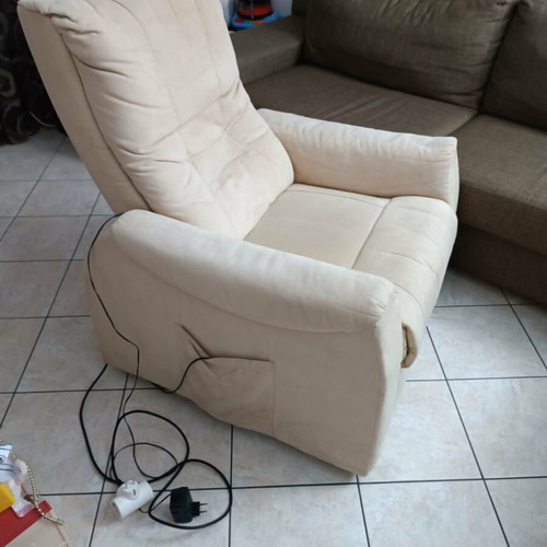 Relax massage armchair like new with reclining back and footrest