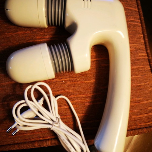 Massage device with two heads and two speeds new