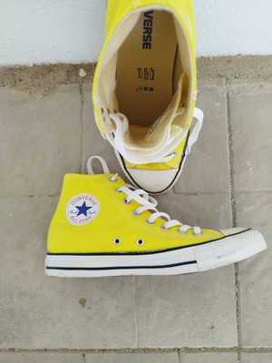 Converse unisex sneakers like new, yellow, size 40