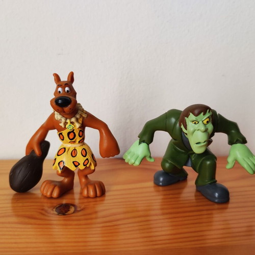 Scooby-Doo! Mystery Mates Stone Age Scooby & Creeper toy figures Hanna Barbera 2008