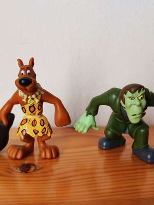 Scooby-Doo! Mystery Mates Stone Age Scooby & Creeper toy figures Hanna Barbera 2008