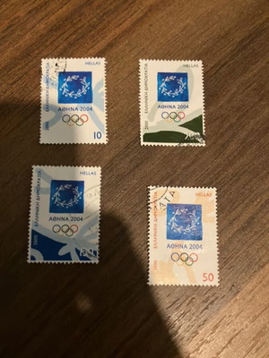 Athens 2004 stamps used, commemorative Olympic Games series