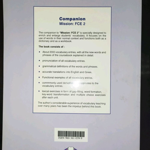 Companion Book like new, English
