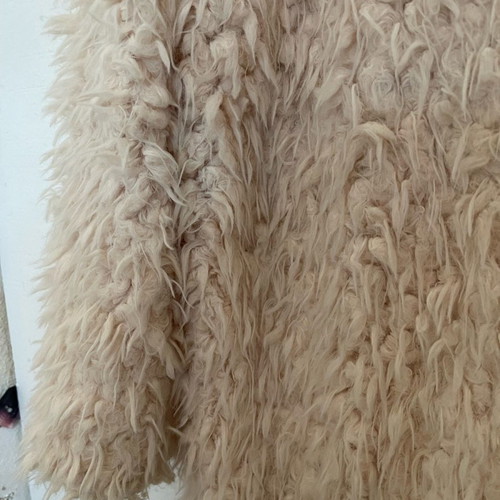 Cardigan used, white, size L with satin lining