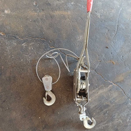 Hand Operated Winch used