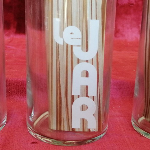 Glass Pasta Storage Jars Set of 3 New Large Size