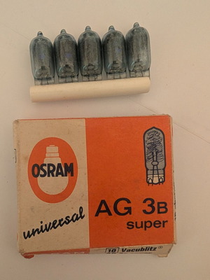 Λαμπτήρες φλας Osram Vacublitz AG 3B Super vintage
